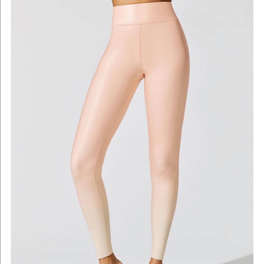 rose ombré leggings BRAND NEW